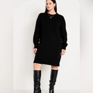 Old Navy Black Long Sleeve so soft mini Dress